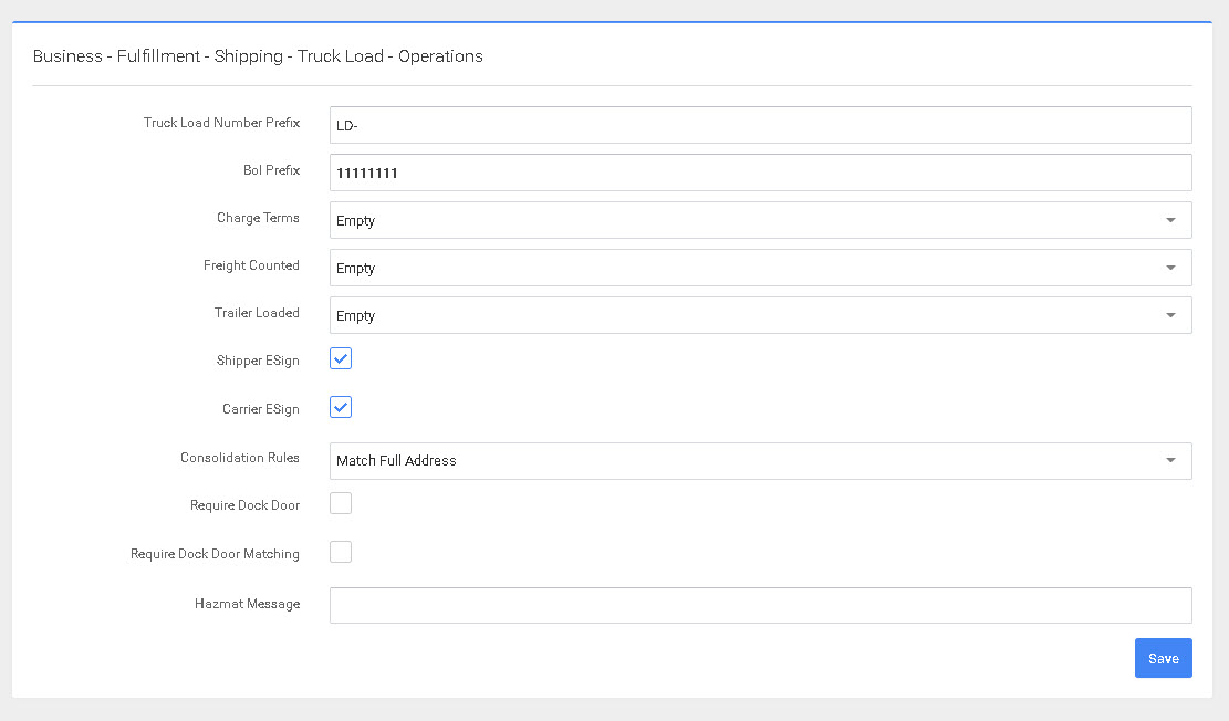 P4 Warehouse Truck Load Configuration