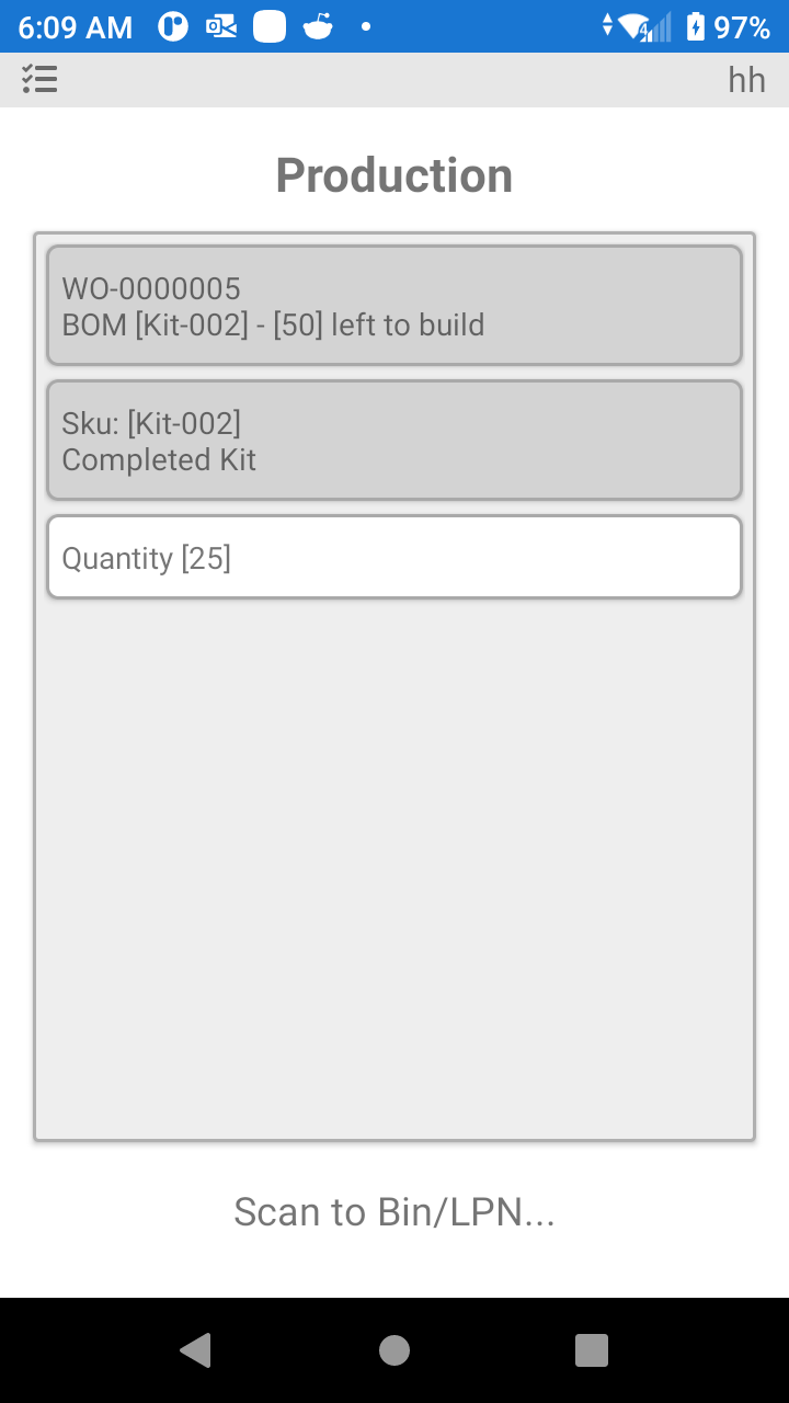 P4 Warehouse Locate Produced Product